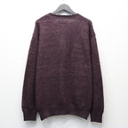 MOHAIR CARDIGAN #PURPLE [25FW-WMK-KN20]