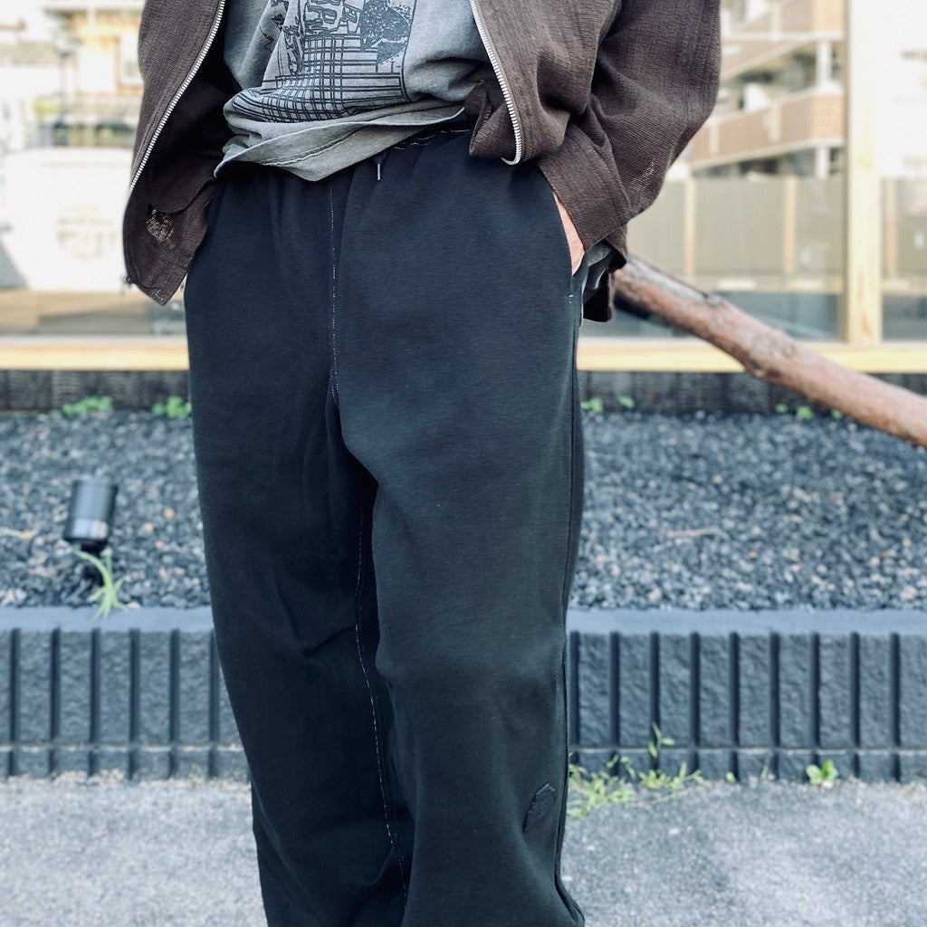 DBL KNIT JOG PANTS #BLACK [CES29PT16]