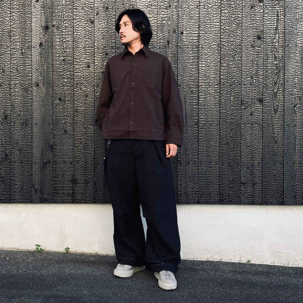 EVD Basic Pocket L/S Shirt #Brown [GOOPI-26AW-SEP-01]