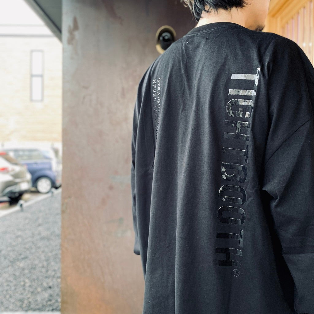 LABEL LOGO L/S T-SHIRT #Black [SS26-T02]