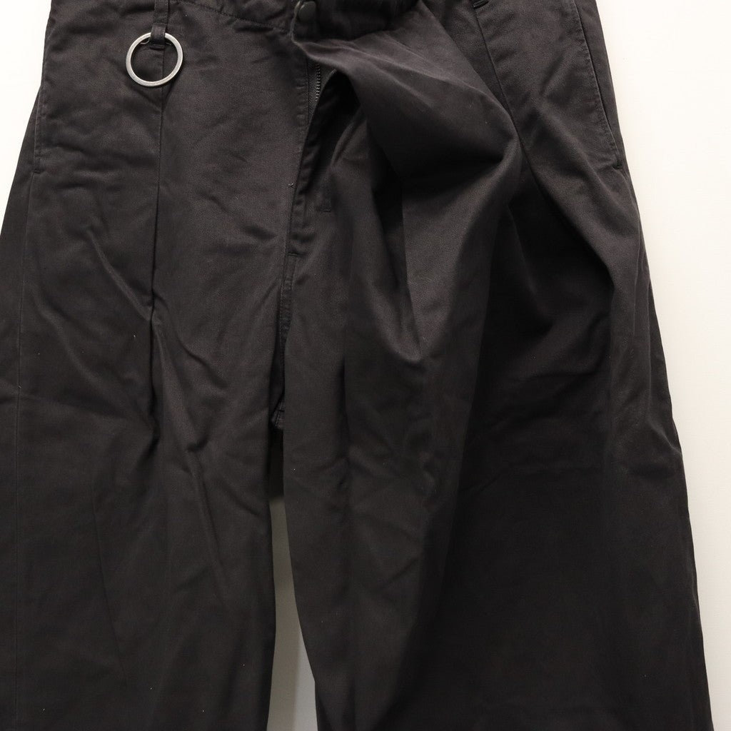 Wrapped Work Short(AGED TWILL) #BLACK [M-P3-DW3]