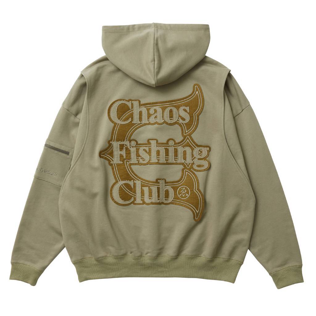 Chaos Fishing Club | 晚間咬鉤連帽衫 #橄欖綠 [25SS-CFC05]