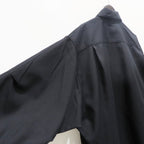 TECH SPORTS OPEN COLLAR SHIRT L/S #BLACK [BE-82025]