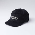Leather Strap Corduroy Cap #Black [SD26F-CP05]
