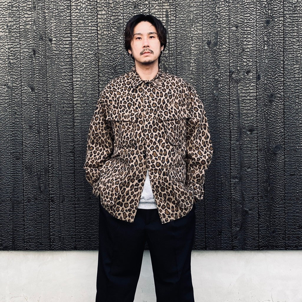 LEOPARD FATIGUE JACKET ( TYPE-2 ) #BEIGE [26SSE-WMO-ML04]