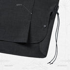 「GNV-S1」 SOFTBOX Oversized Strap Shirt #GRAY [GOOPI-24SS-APR-03]