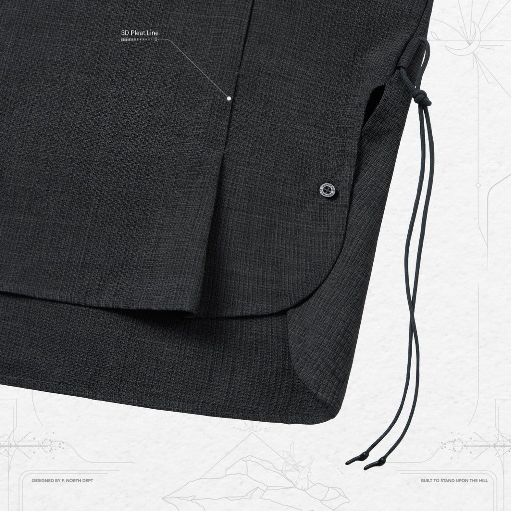 「GNV-S1」 SOFTBOX Oversized Strap Shirt #GRAY [GOOPI-24SS-APR-03]