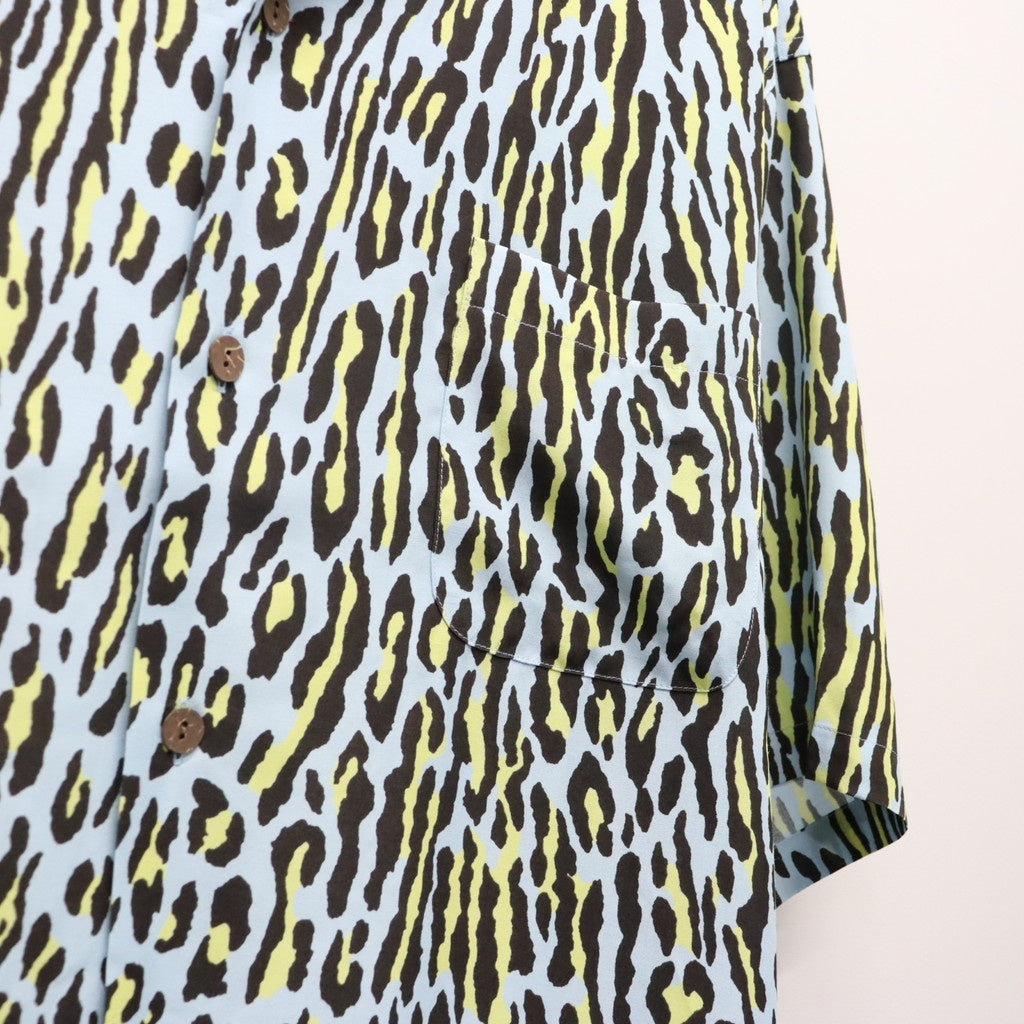 HAWAIIAN SHIRT S/S ( TYPE-4 ) #L-BLUE [26SS-WMS-HI06]