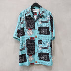 JEAN-MICHEL BASQUIAT | S/S HAWAIIAN SHIRT -TYPE 2- #ONE [BASQUIAT-WM-HI23]