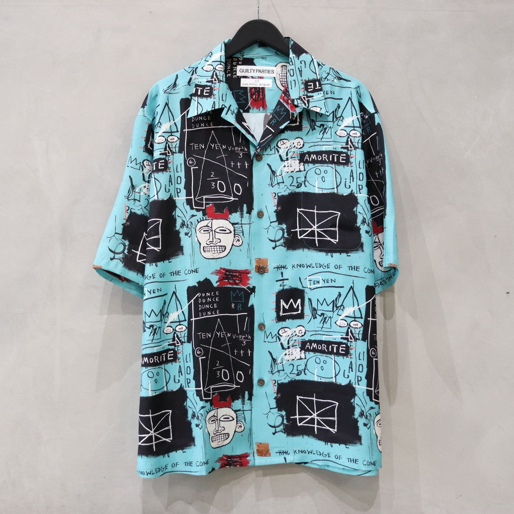 JEAN-MICHEL BASQUIAT | S/S HAWAIIAN SHIRT -TYPE 2- #ONE [BASQUIAT-WM-HI23]