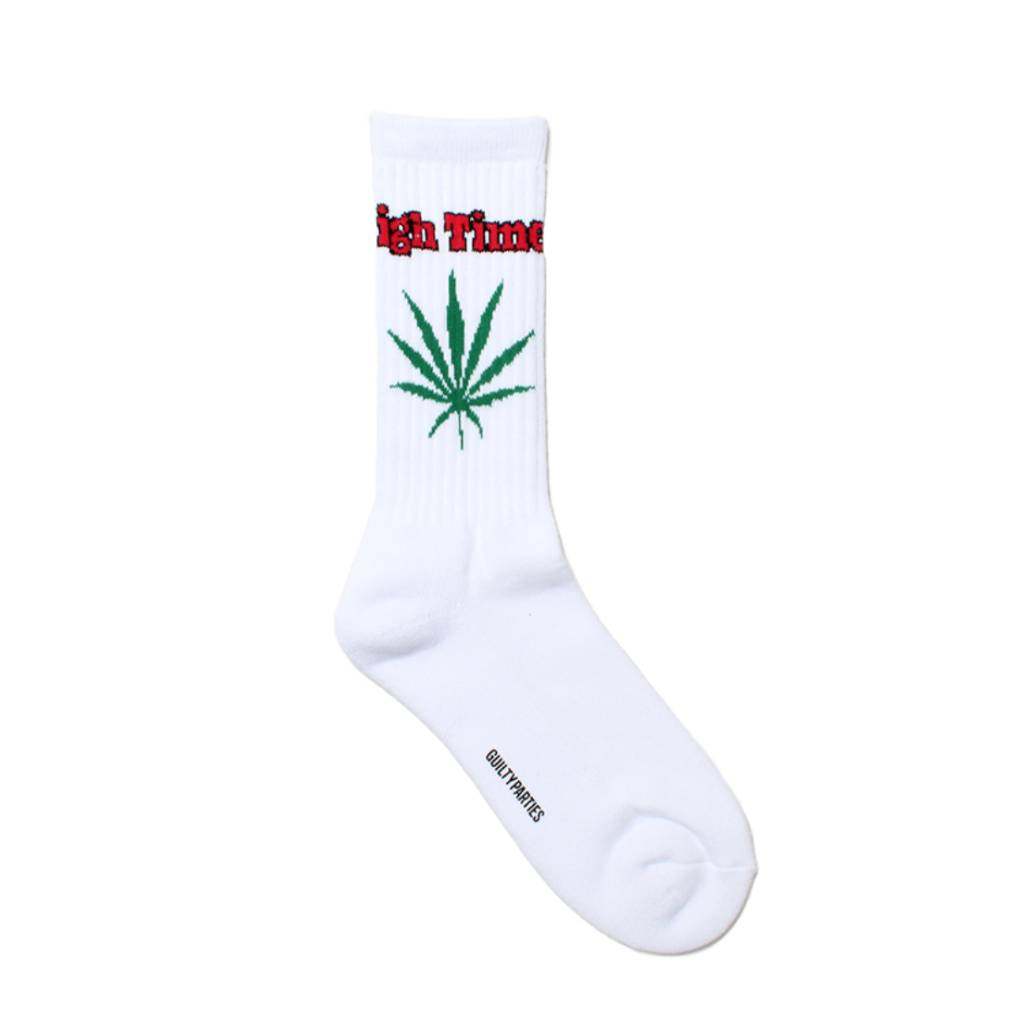 HIGHTIMES | SKATER SOCKS #WHITE [HIGHTIMES-WM-SO03]