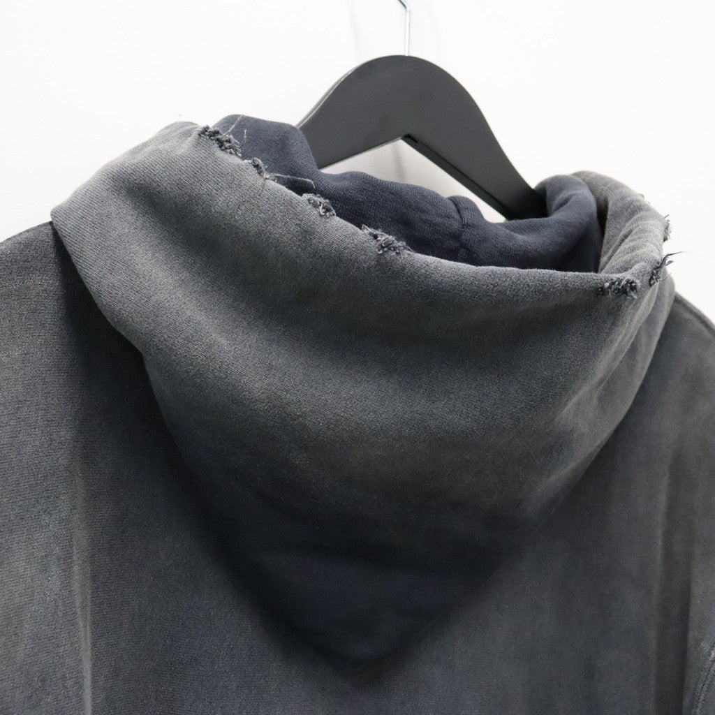 WEATHERED HOODIE #BLACK [BWU-WH]