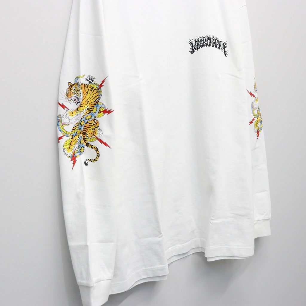 TIM LEHI | WASHED HEAVY WEIGHT CREW NECK LONG SLEEVE T-SHIRT