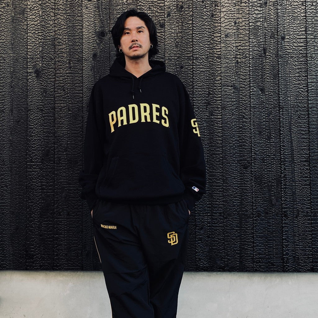 MLB | SD | HEAVY WEIGHT PULLOVER HOODED SWEAT SHIRT ( TYPE-3 ) #BLACK [MLB-WM-SS03]