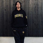 MLB | SD | HEAVY WEIGHT PULLOVER HOODED SWEAT SHIRT ( TYPE-3 ) #BLACK [MLB-WM-SS03]