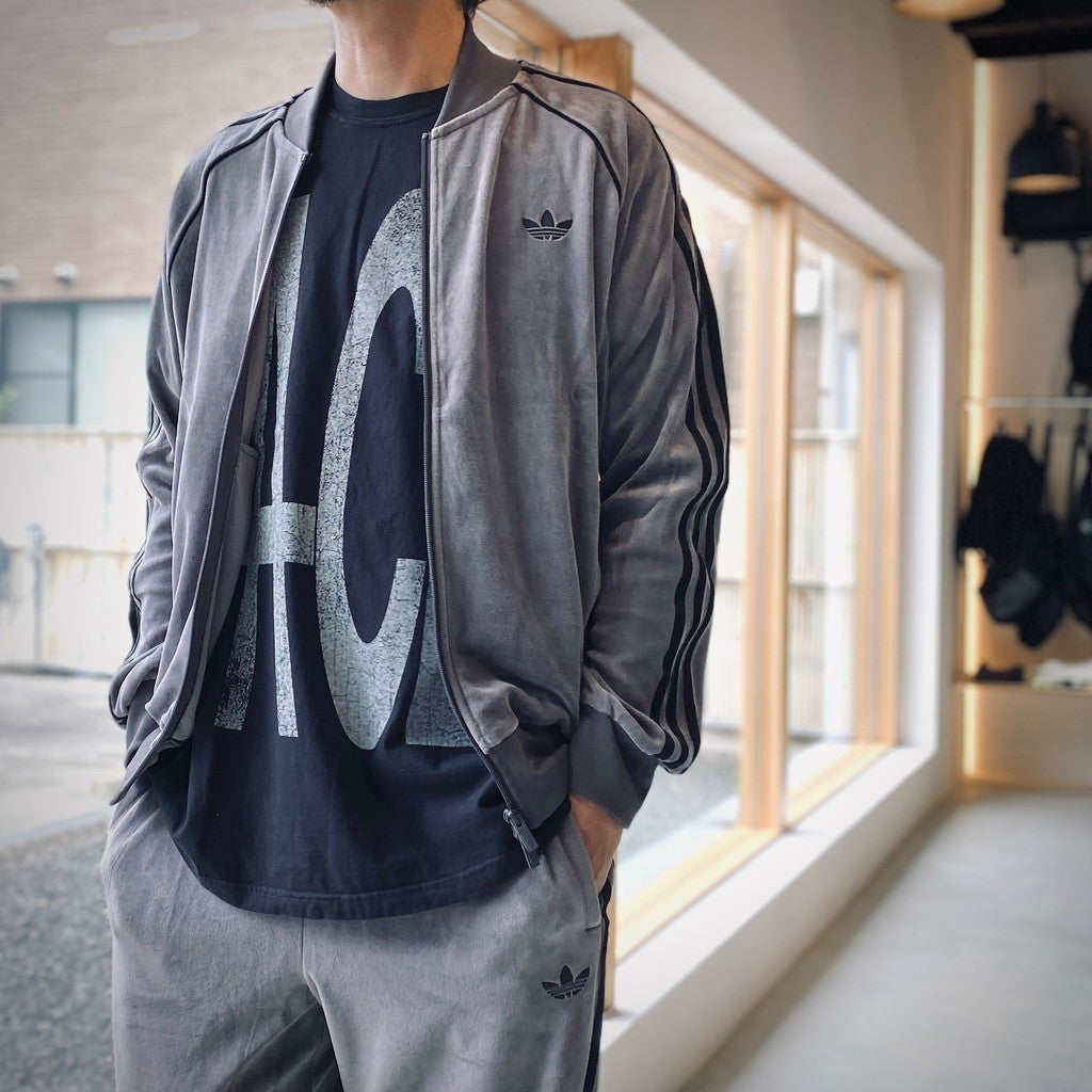 【激レア】　アディダス　ショールカラー　Mサイズ グレー　トグル　ユニセックス VELOUR SST TT #グレーストレータ [JX1562] – cocorozashi