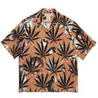 HIGHTIMES | S/S HAWAIIAN SHIRT -TYPE 2- #BROWN [HIGHTIMES-WM-HI06]