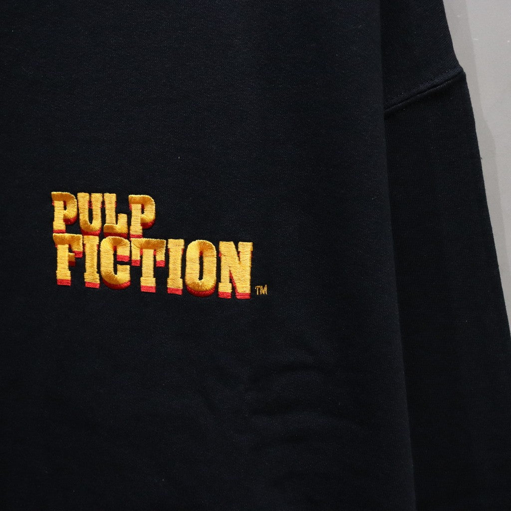 PULP FICTION | CREW NECK SWEAT SHIRT ( TYPE-5 ) #BLACK [PF-WM-SS11]