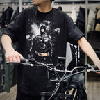 THE DARK KNIGHT TRILOGY | CREW NECK T-SHIRT (TYPE-6) #BLACK [TDKT-WM-TEE06]