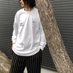 舐達麻 | HIGHTIMES | CREW NECK LONG SLEEVE T-SHIRT #WHITE [NMD-HIGHTIMES-WM-LT01]