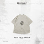 M001-G 「LAB-93」 Graphic Tee #BEIGE [GOOPI-24SS-APR-02]