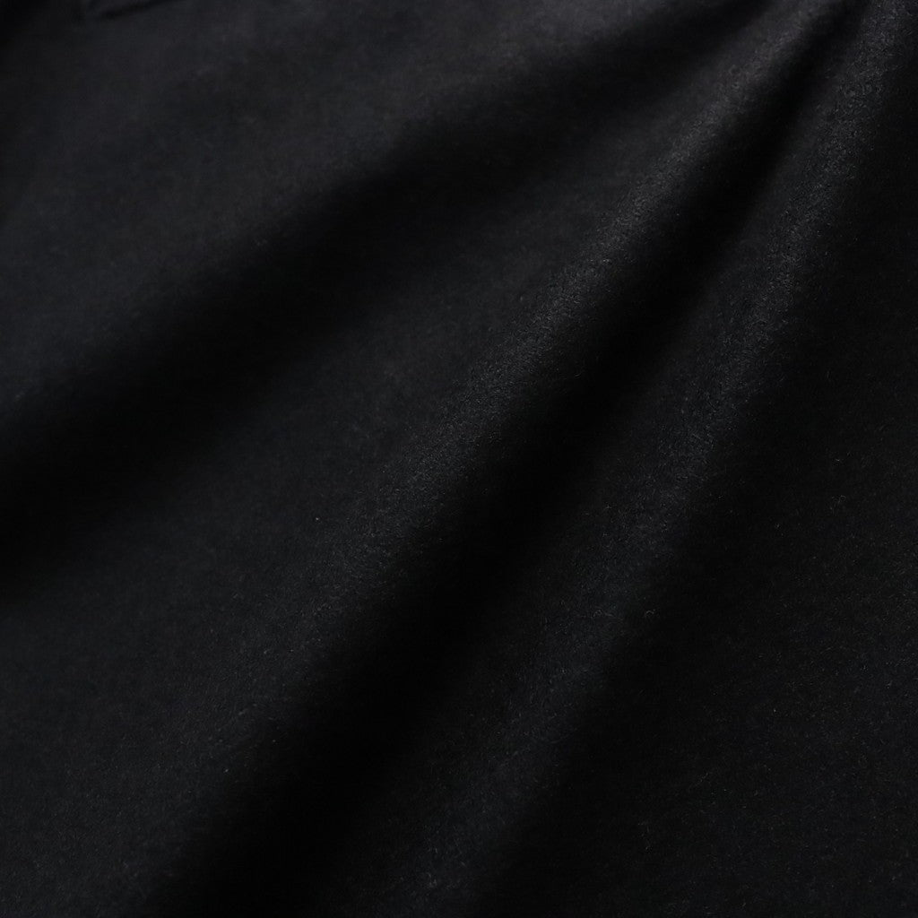 DOUBLE PLEATED WOOL TROUSERS ( TYPE-1 ) #BLACK [26FW-WMP-PT03]