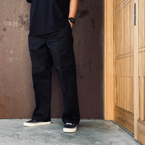 DICKIES | PLEATED TROUSERS #BLACK [26FW-WMP-DC01]