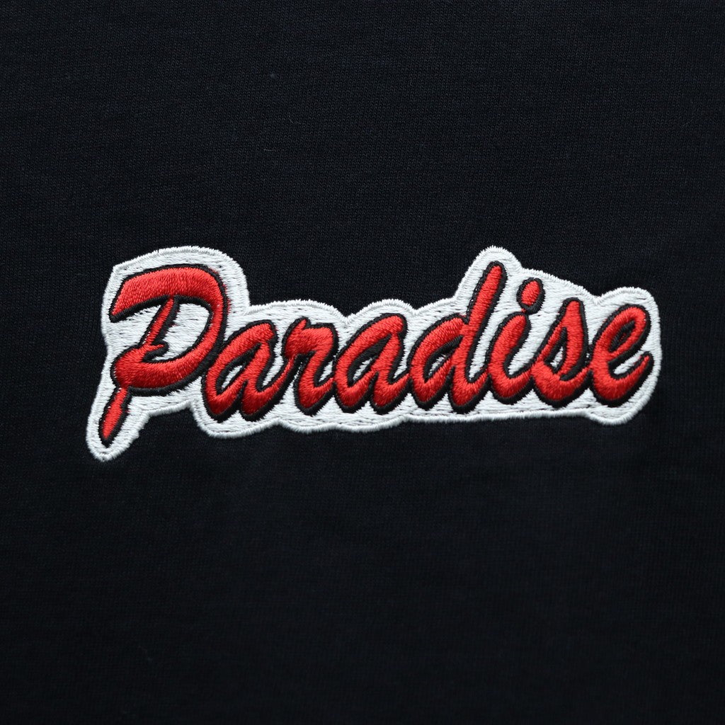 水洗重磅圓領長袖T卹（1型）#黑色 [25FW-WMT-LT03]