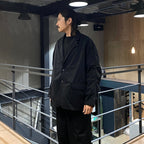 TECH LOOSE 2B JACKET TWILL #BLACK [BJ-55024W]