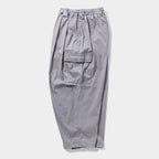 SEERSUCKER CARGO BALLOON PANTS #Grey [SU25-B06]