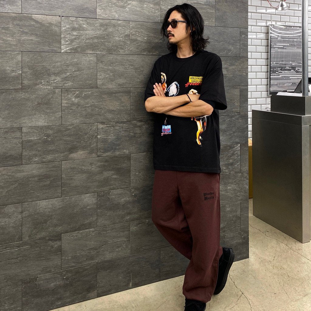 if_HEAVY WEIGHT SWEAT PANTS #BURGUNDY [23SS-WMC-SP01]