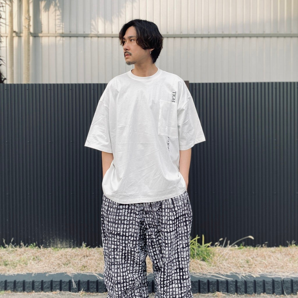 STRAIGHT UP S/S T-SHIRT #White [SS26-T04] - cocorozashi 三重県