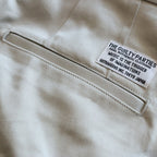 DOUBLE PLEATED CHINO TROUSERS #L-BEIGE [24FW-WMP-PT02]