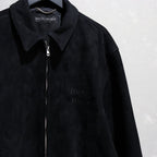 SUEDE LEATHER 50'S JACKET ( TYPE-1 ) #BLACK [25SSE-WMO-BL03]
