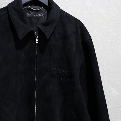 SUEDE LEATHER 50'S JACKET ( TYPE-1 ) #BLACK [25SSE-WMO-BL03]