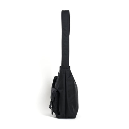 MULTI POCKETS SHOULDER BAG #BLACK [BCL-69]