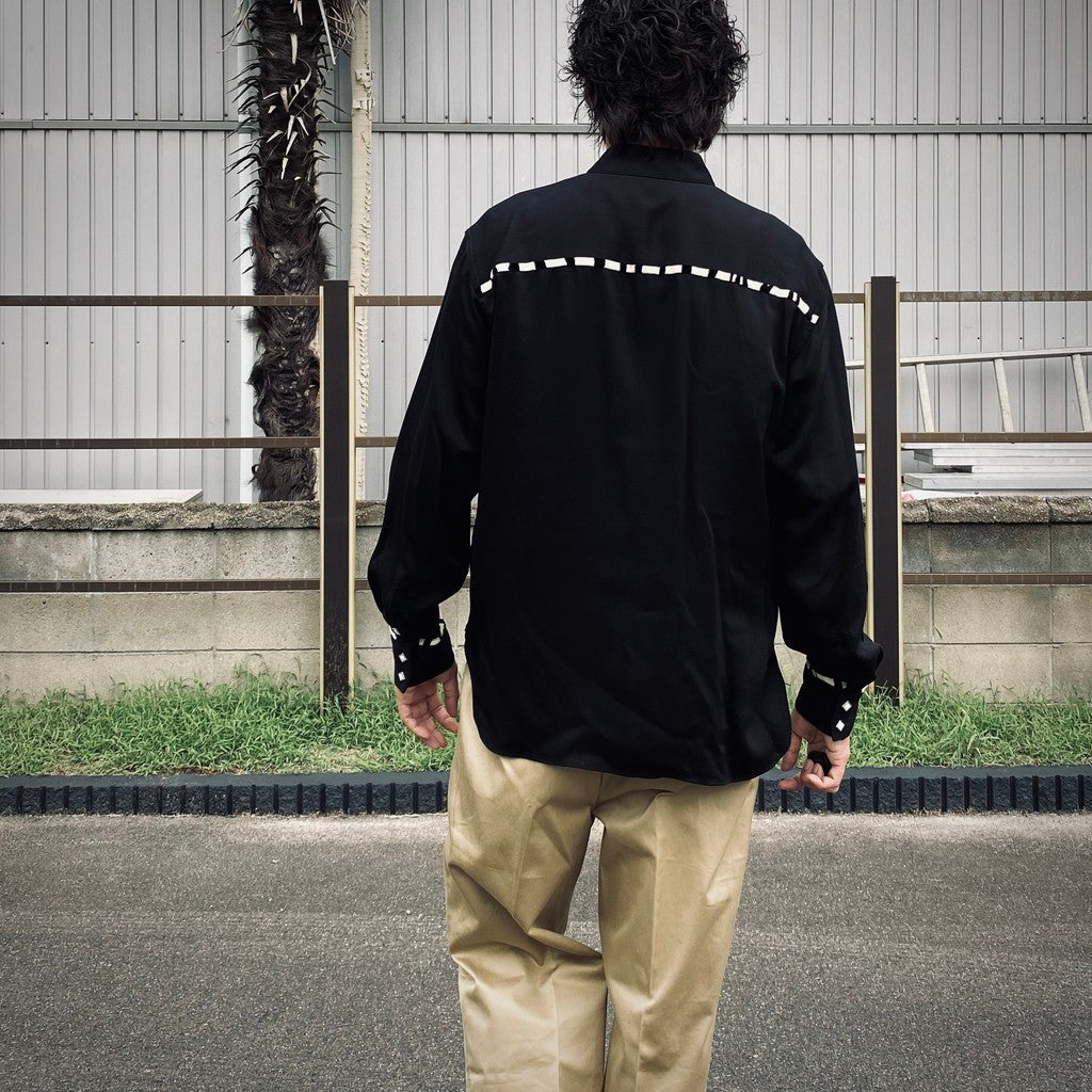 西部長袖襯衫 #黑色 [25FW-WMS-WS01]