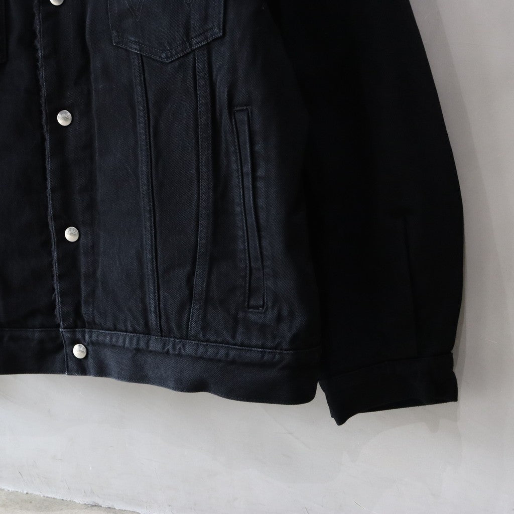 Wrangler | TRUCKER JACKET ( TYPE-1 ) #BLACK [24FW-WMO-WG01]