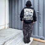 TWILL BOHEMIAN PANTS #CHARCOAL [24SS-B06]