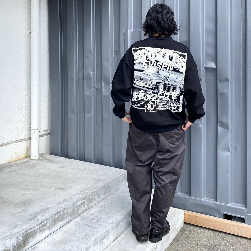 TWILL BOHEMIAN PANTS #CHARCOAL [24SS-B06]