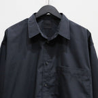 TECH REGULAR STRIPE SHIRT L/S #BLACK [BE-81025]