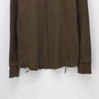 Combat Long Thermal With Damaged (CLASSIC WAFFLE KNIT) #MOCHA [M-P2-TP6]