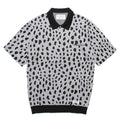 LEOPARD KNIT POLO SHIRT #GRAY [24SS-WMK-KN10]