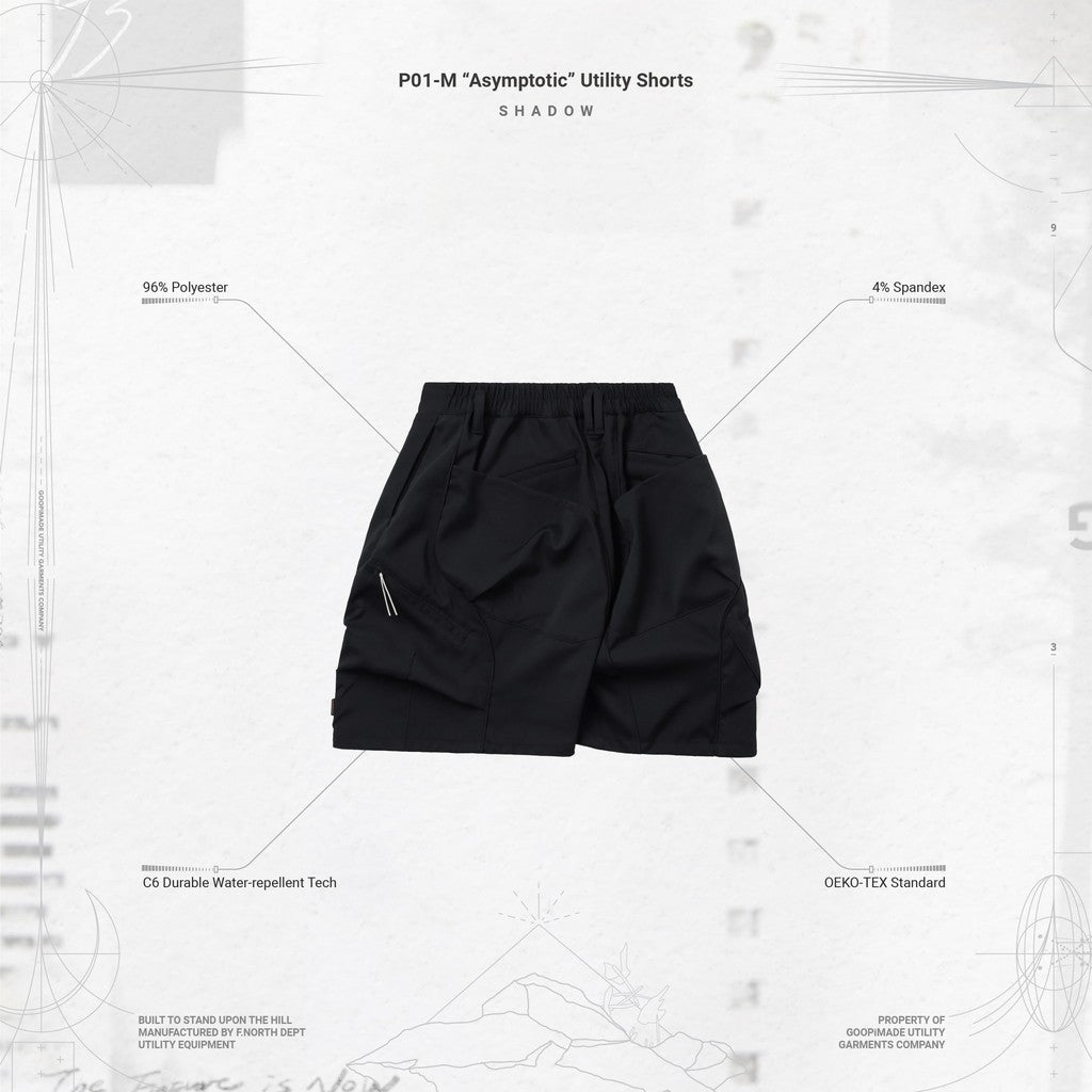パンツ GOOPiMADE Asymptotic Utility Shorts GOOPiMADE - グーピーメイド - P01-M “Asymptotic“ Utility