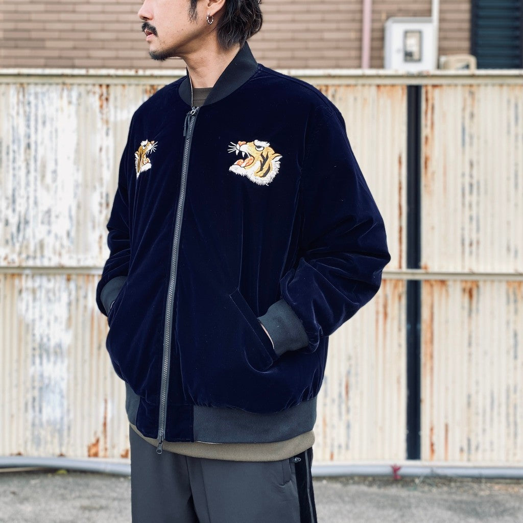 REVERSIBLE 「SKAJAN」 DOWN JACKET #D.NAVY×BK [TAION-JK04JS]