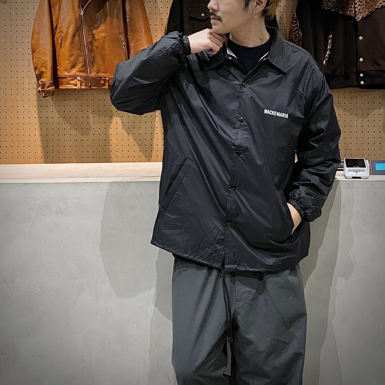 COACH JACKET #BLACK [25SSE-WMO-BL05]