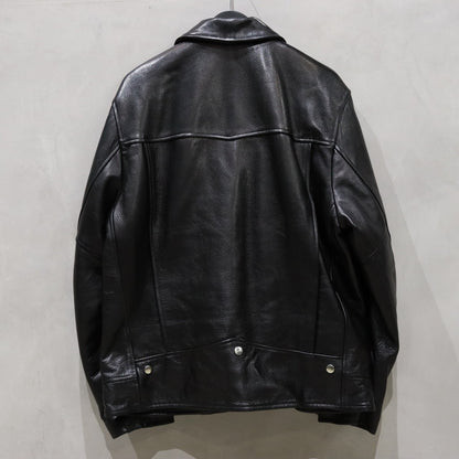 DOUBLE RIDERS LEATHER JACKET (TYPE-2) #BLACK [24FW-WMO-BL04]