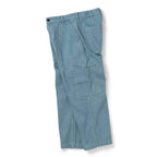 水洗牛仔六口袋工裝褲 #綠色 [SC2420-PN06]