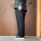 DOUBLE PLEATED WOOL TROUSERS ( TYPE-1 ) #CHARCOAL [26FW-WMP-PT03]