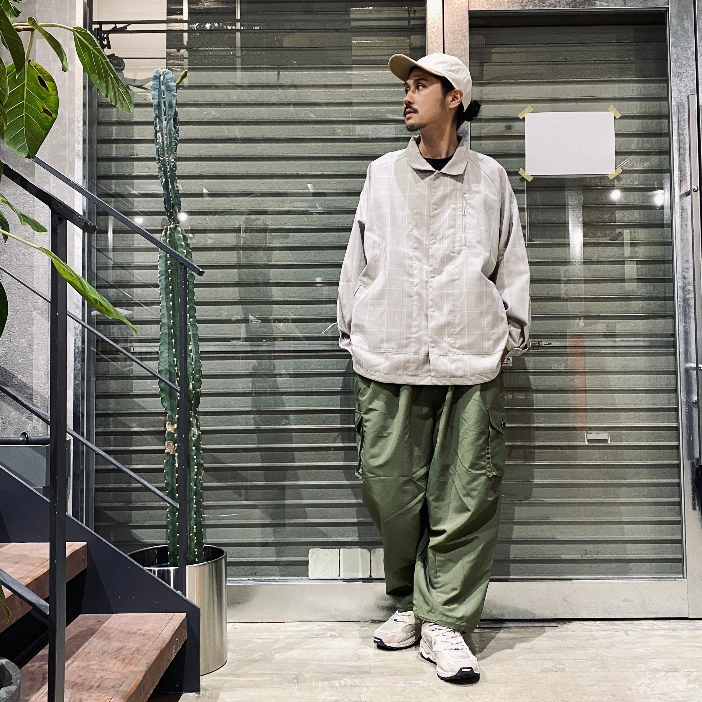 T-65 BALLOON CARGO PANTS #OLIVE [FW23-B04]